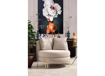 Armchair Upholstery Seater Design Couch Armchair Relax Fabric Lounge Luxury Living room