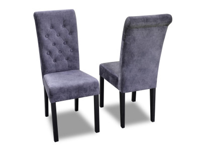 Blue e Chesterfield x8 chair set Designer armchairs Modern seating furniture