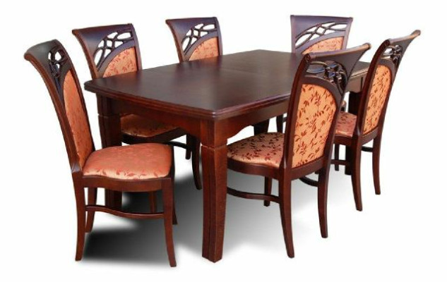 Dining table + 6 Chairs Dining room Set Dining set Groups table Table Tables new