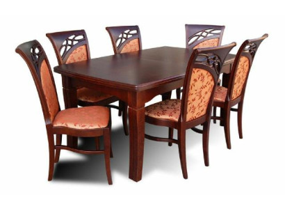 Dining table + 6 Chairs Dining room Set Dining set Groups table Table Tables new