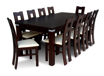 Tables Dining set Table 10 Chairs Dining room Suite Chair Set Wood