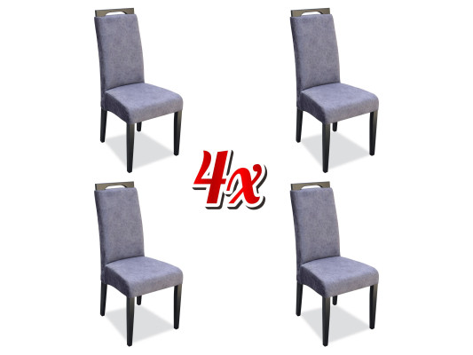 Kitchen Dining Group Set Chair Suite Seat Upholstery Wood 4x Chairs Lehn Chairs