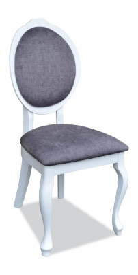 Chairs 4x Chair Set Real Wood Upholstery Seat Dining room Suite Leaning Chairs new