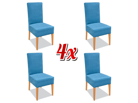 Classic r Dining room Chair Group Armchair 4x Chairs Suite Upholstery Velvet new