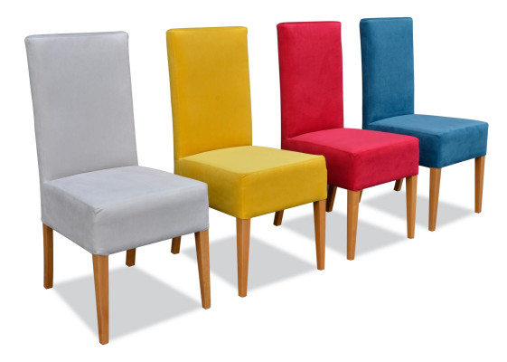 Classic r Dining room Chair Group Armchair 4x Chairs Suite Upholstery Velvet new
