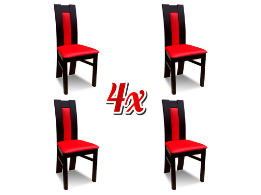Suite Seat Upholstery Wood 4x Chairs Living room new Dining Room Group Set Chair