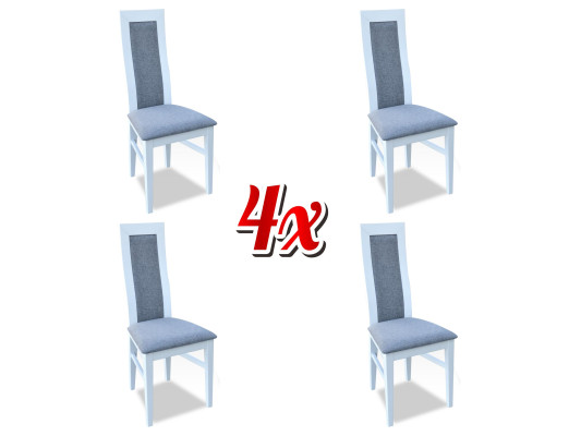 Suite Seat Upholstery Wood 4x Chairs new Living room Dining Room Group Set Chair