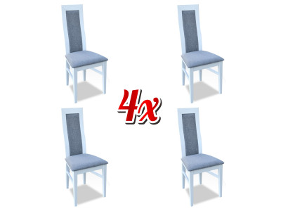 Suite Seat Upholstery Wood 4x Chairs new Living room Dining Room Group Set Chair