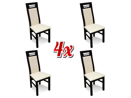 Suite Complete K65 4x Designer Chair Set Dining room Textile Upholstery Seat Chairs