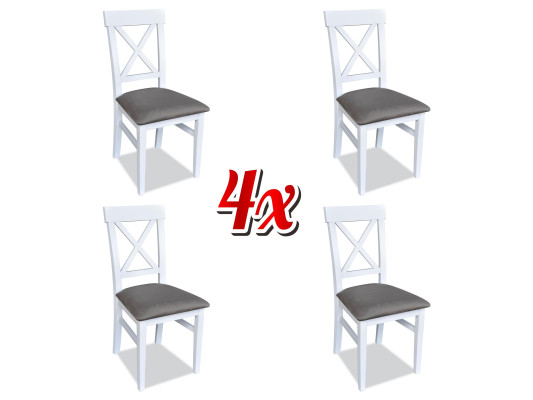 Suite Armchair new 4x Chairs Chair Upholstery Design Porch Kitchen Seat Dining room