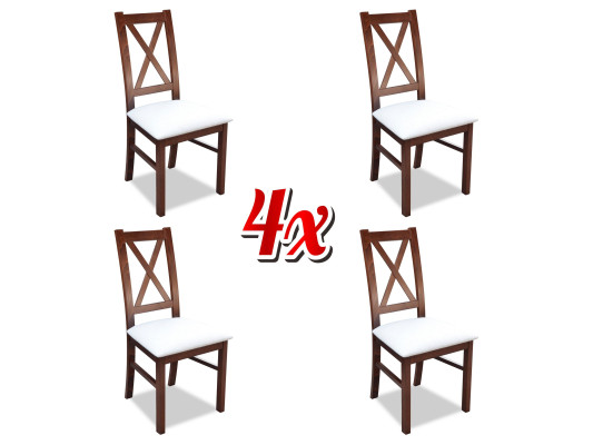 Group Chairs Textile Upholstery Chairs Suite new Set 4x Dining room Chair Seat new