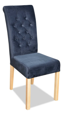 Armchair Chair Dining room TV Lounge Textile Seat Modern Upholstered Chair Real wood