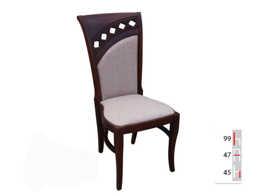 Solid wood Wood Fabric Chair MODERN DESIGNER Dining room CHAIR Kitchen Decorative