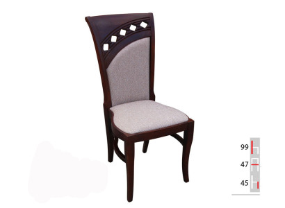 Solid wood Wood Fabric Chair MODERN DESIGNER Dining room CHAIR Kitchen Decorative