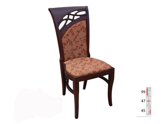 Solid wood Wood BROWN Chair MODERN DESIGNER Dining room CHAIR Kitchen Decorative