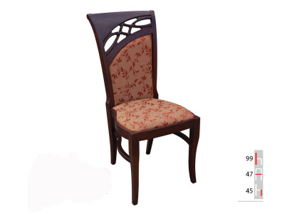 Solid wood Wood BROWN Chair MODERN DESIGNER Dining room CHAIR Kitchen Decorative