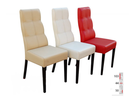 Solid wood Wood Chair MODERN Leather DESIGNER Dining room CHAIR Kitchen Decorative