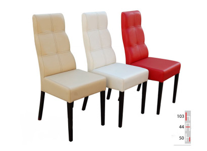 Solid wood Wood Chair MODERN Leather DESIGNER Dining room CHAIR Kitchen Decorative