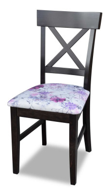 Classic r Chair Black Wood Seat Upholstery Design Textile Modern Style new