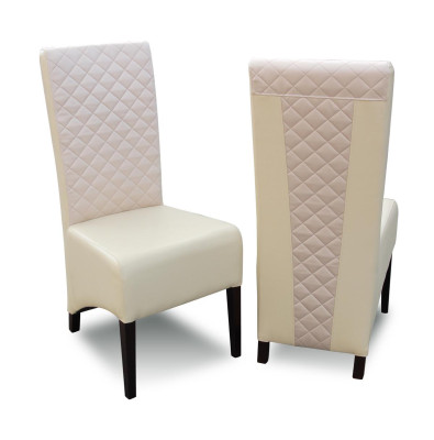 Solid wood White Wood DESIGNER Dining room CHAIR Leather Chair MODERN Decorative