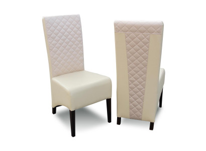 Solid wood White Wood DESIGNER Dining room CHAIR Leather Chair MODERN Decorative