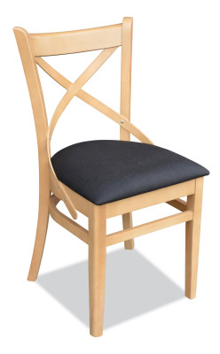 Chair Armchairs Design Furniture Luxury Dining room Chairs Wood Textile wooden chair new!