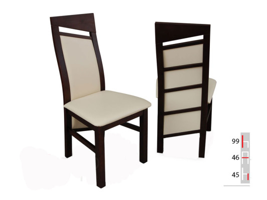 Solid wood Wood Chair MODERN White DESIGNER Dining room CHAIR Kitchen Decorative