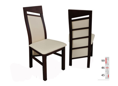 Solid wood Wood Chair MODERN White DESIGNER Dining room CHAIR Kitchen Decorative