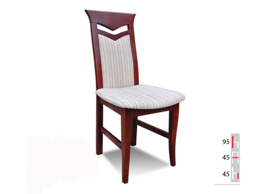 Solid wood Chair Dining room CHAIR DESIGNER Fabric CLASSIC White Chair Wood