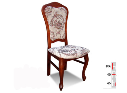 Solid wood Chair Dining room CHAIR Wood DESIGNER Chair CLASSIC White Decorative