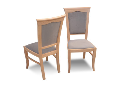 Luxury Design Upholstery Chair Chairs Seat Lehn Office Dining room Solid Wood