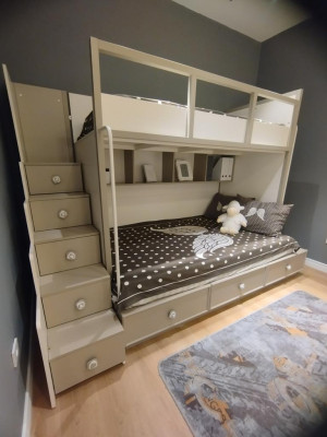 Double bunk bed Bunk bed Modern Children Youth Bunk bed Beds new