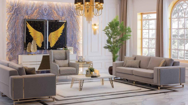 Modern Sofa Set 3+2+1 Seater Couches Furniture Luxury Design Sofa