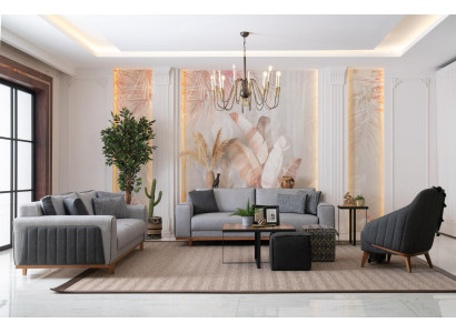 Luxury Sofa set 3+2+1 Modern Couch Sofa Upholstery Design Lounge Furniture