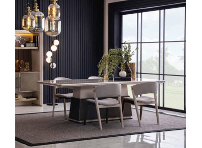 Luxury Dining table Dining tables Table Dining set Dining set Tables 4x armchairs Chair