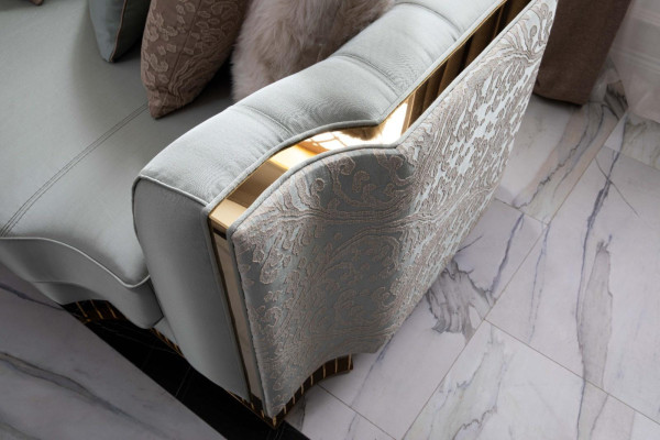 Turkis Couch Three Seater Couches Furniture Sofa Elegant Villas Furnishings