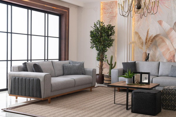 Duosofa from Fabric Couch Upholstery Cozy fabric couch two-seat fabric bench
