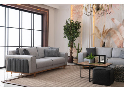 Duosofa from Fabric Couch Upholstery Cozy fabric couch two-seat fabric bench