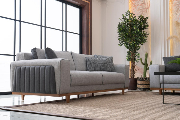 Duosofa from Fabric Couch Upholstery Cozy fabric couch two-seat fabric bench