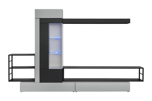 Modern Design Wall unit TV Lowboard Wood Wall Shelves Luxury Living room Furnishings