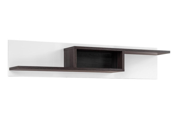 Modern wall unit set 4 pieces Living room White Wood Furniture Wardrobe TV lowboard