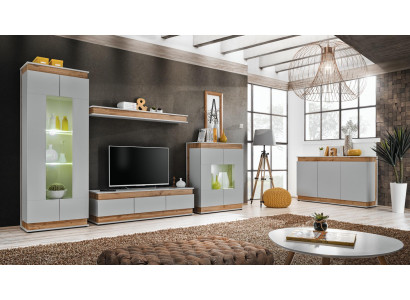 Living room Set 5 pcs TV Stand Modern Display case Wood Möbe Luxury Chest of drawers new