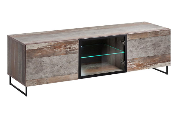 Modern Living room Set TV Lowboard Design Furnishings Display case new Wood Furniture