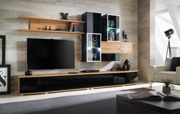 Designer Wall unit Modern Design Living room Luxury Furniture Wall Shelves new