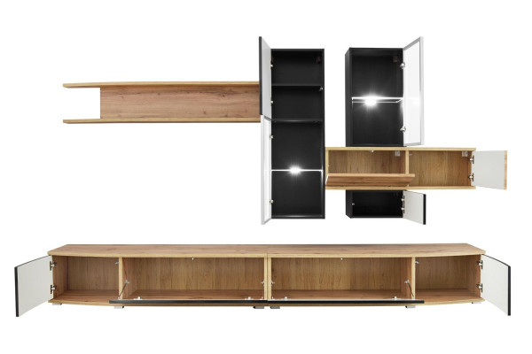 Designer Wall unit Modern Design Living room Luxury Furniture Wall Shelves new