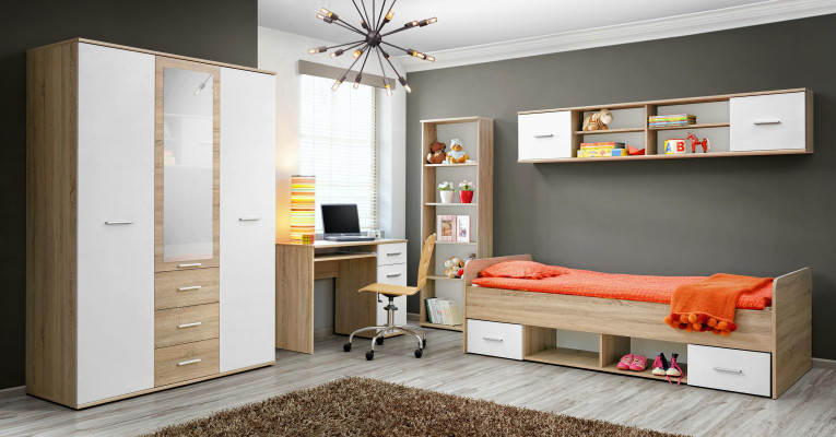 Complete Youth Room Modern Childrens room Designer Desk Set Luxury Furniture