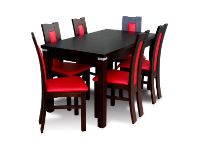 Armchair Style Furniture Dining room Suite Chair Group Table 7pcs. Set sets new