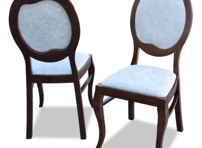 4x Chair Set Real Wood Upholstery Seat Dining room Suite Dining room Chairs
