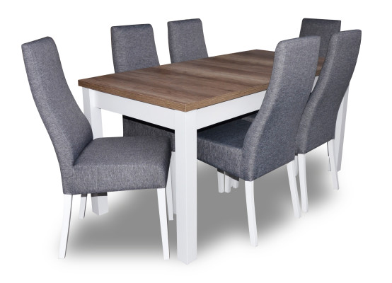 Design Table + 6 Chairs Dining room Suite Chair Set Dining Sets Tables