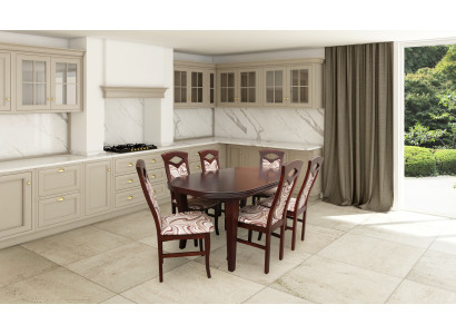 Classic Dining room Suite wooden table with 6 chairs Chair Design